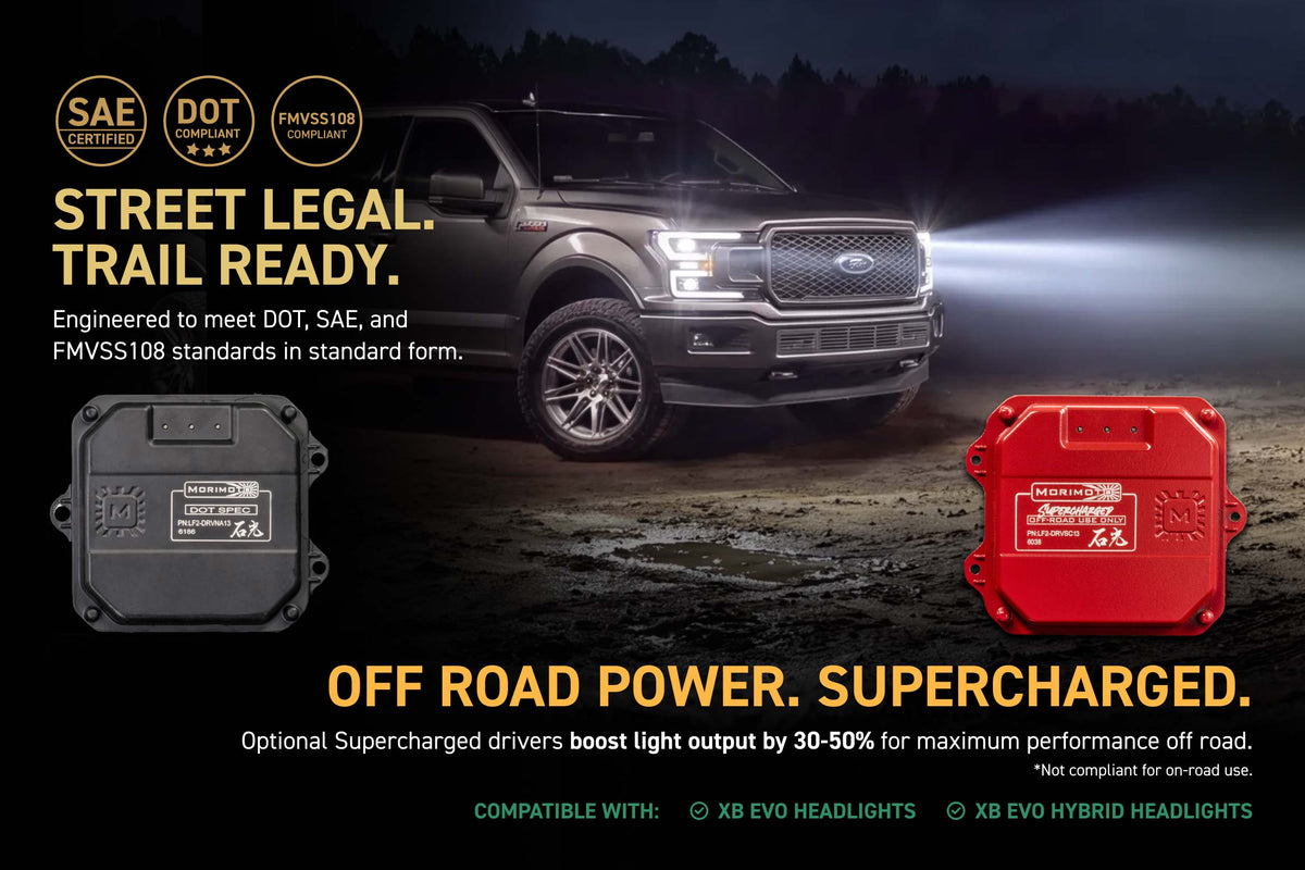2018-2020 Ford F-150 XB EVO LED DRL Projector Headlights - AutoLEDTech.com