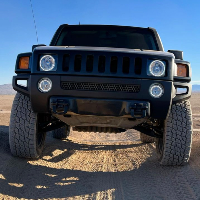 2006-2010 Hummer H3 RGBW Flow Series LED Halo Kit