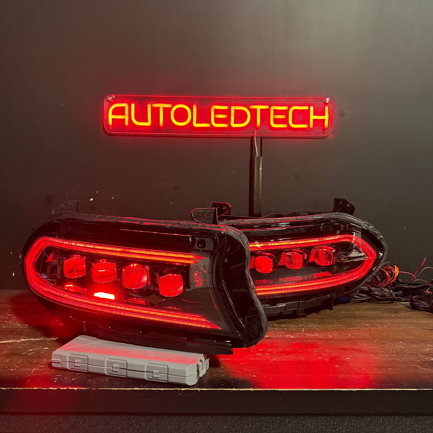 2015-2023 Dodge Charger Alpharex RGBW FLOW SERIES LED DRL Headlights
