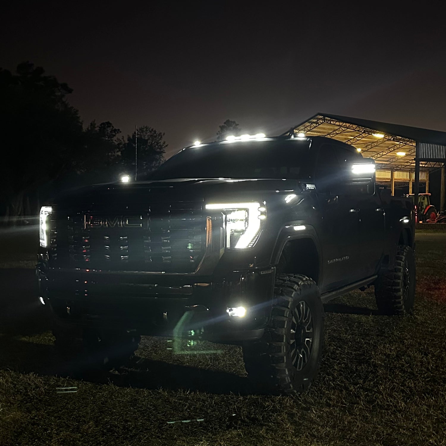 2020-2026+ GMC Chevy HD Clear Smoked White Amber LED Roof Cab Lights