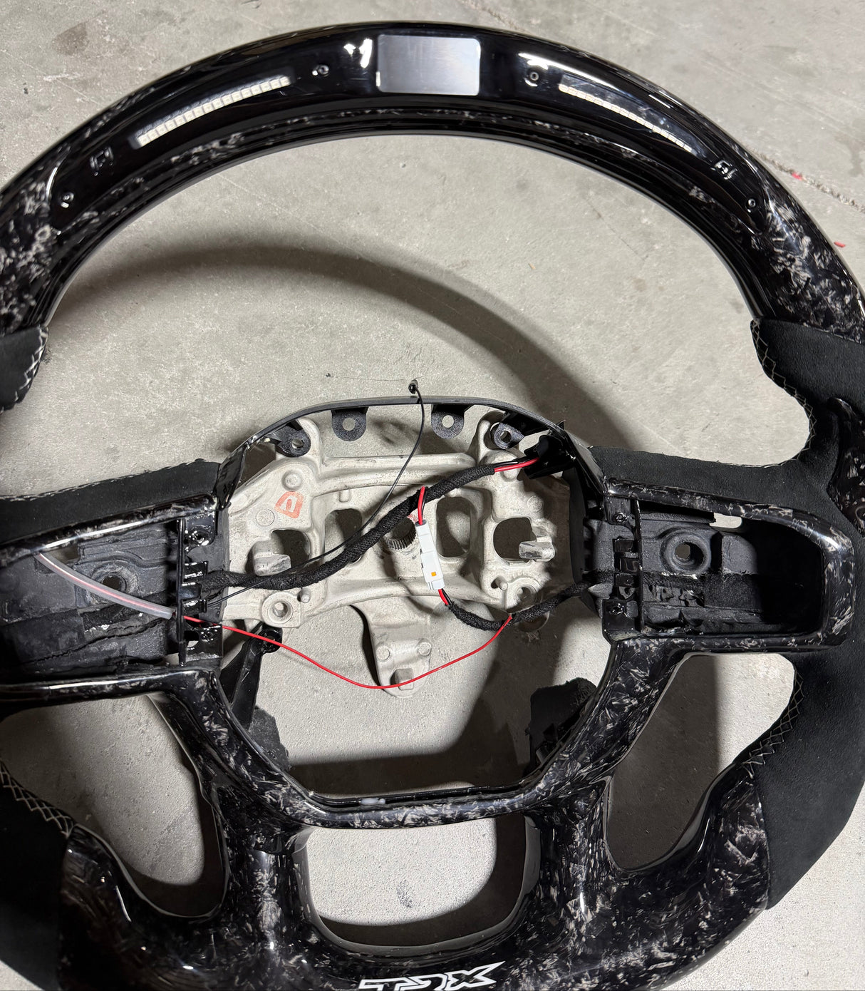 2021-2026+ Ram TRX 1500 Custom Carbon Fiber Steering Wheel - IN STOCK - AutoLEDTech.com