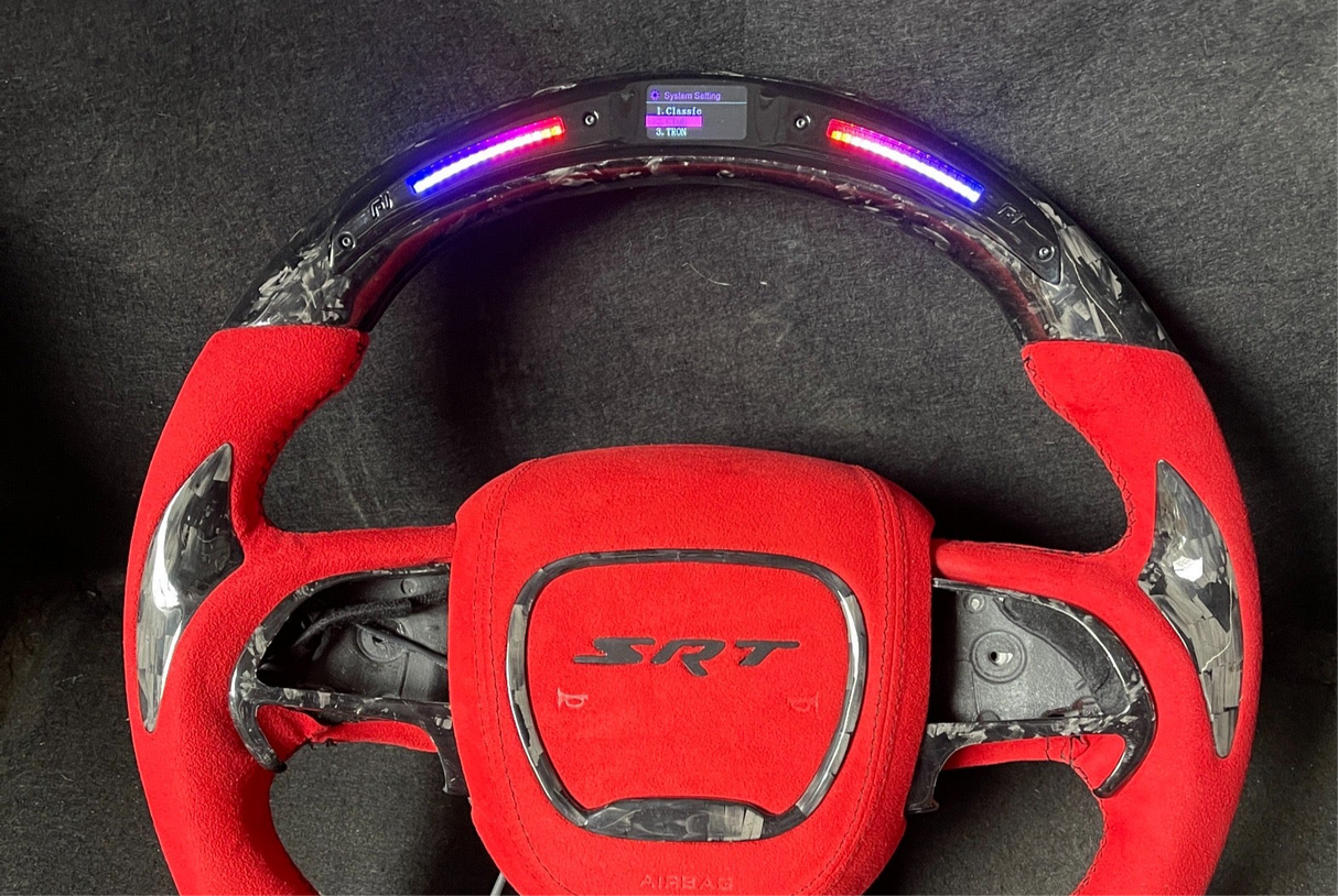 Dodge SRT RGB LED Custom Airbag Cover - AutoLEDTech.com