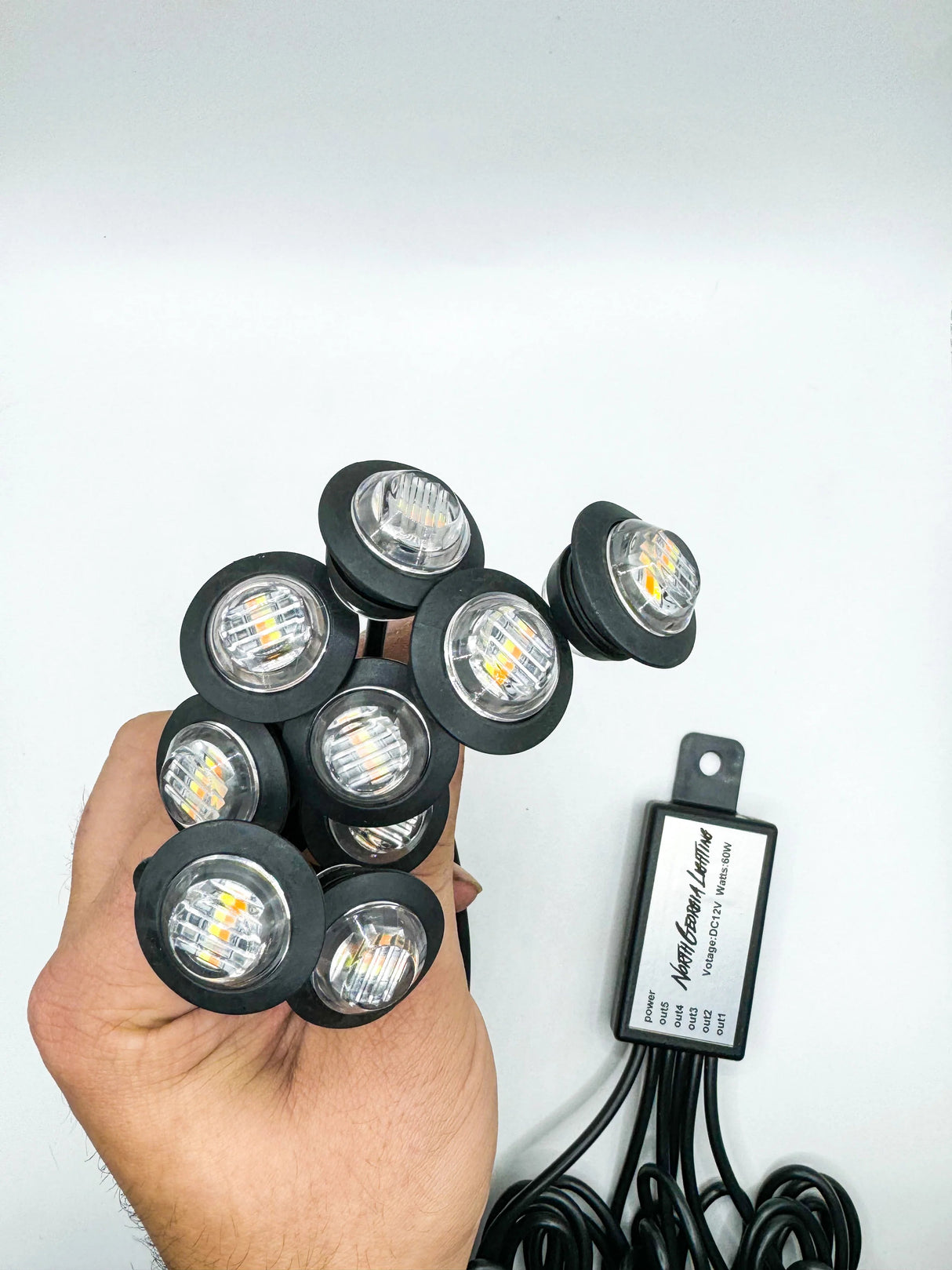 Switchback White Amber LED Truck Valance Accent Lights Kit