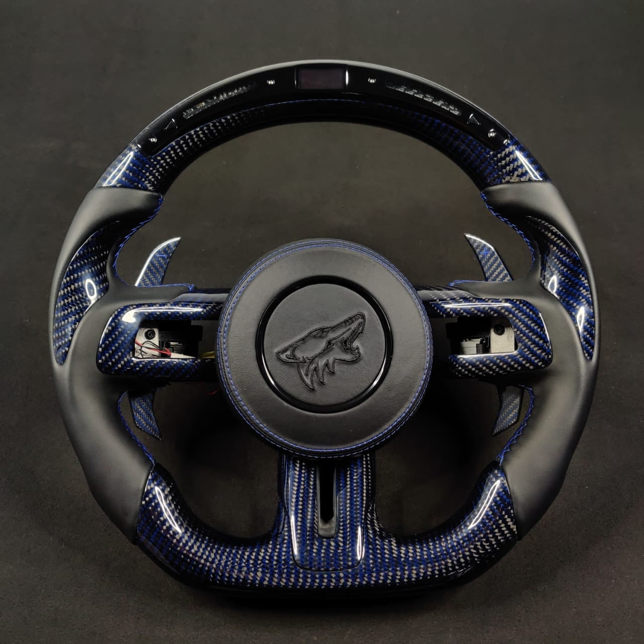 2024+ Ford Mustang S650 Carbon Fiber LED Steering Wheel