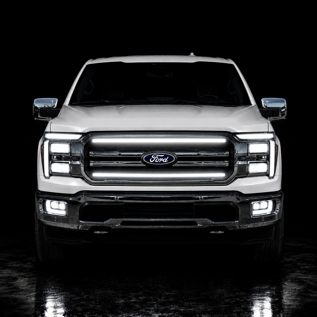2024-2027+ Ford F150 LED Grill Accent Lights Bars Kit - AutoLEDTech.com