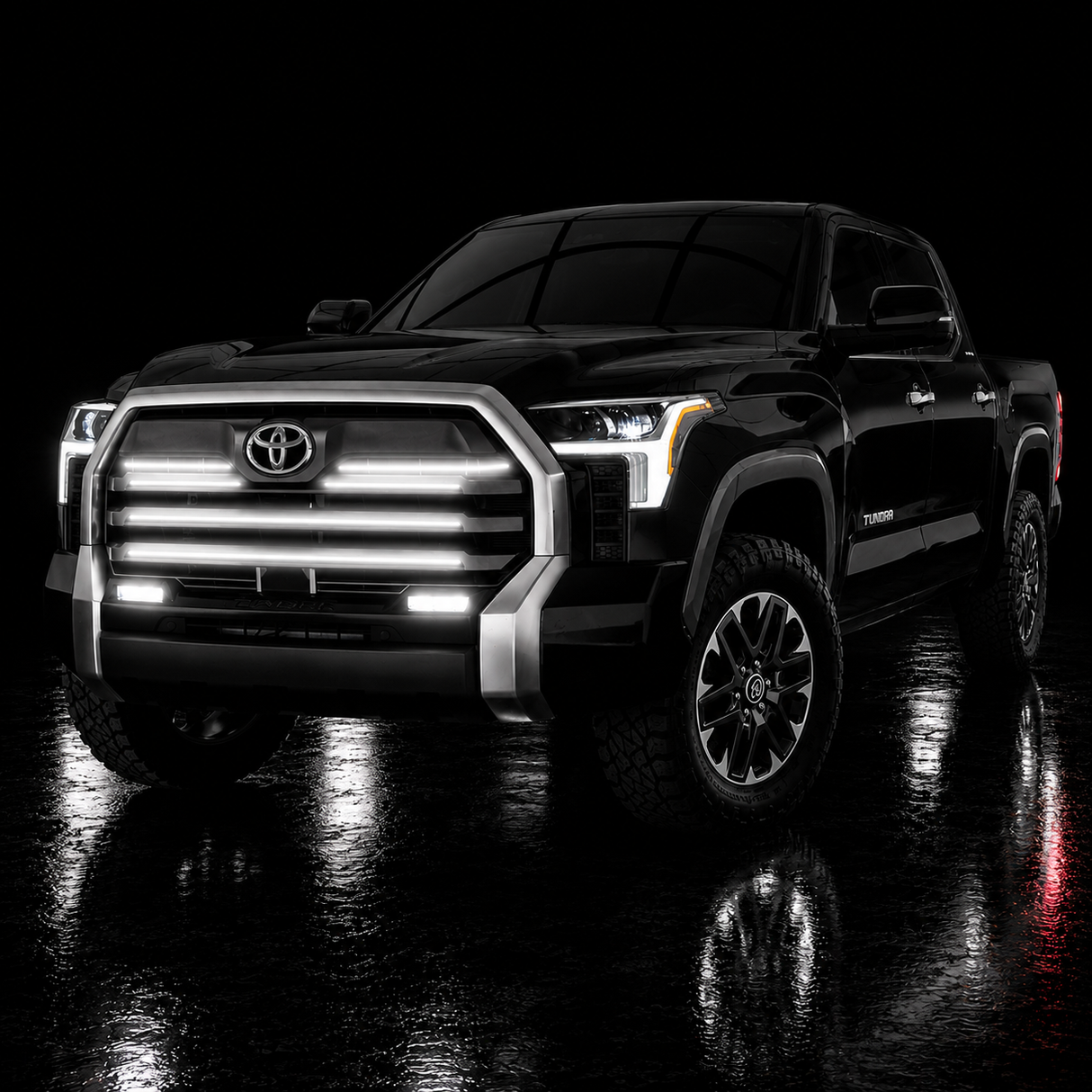 2022-2026+ Toyota Tundra LED Grill Accent Lights Bars Kit - AutoLEDTech.com