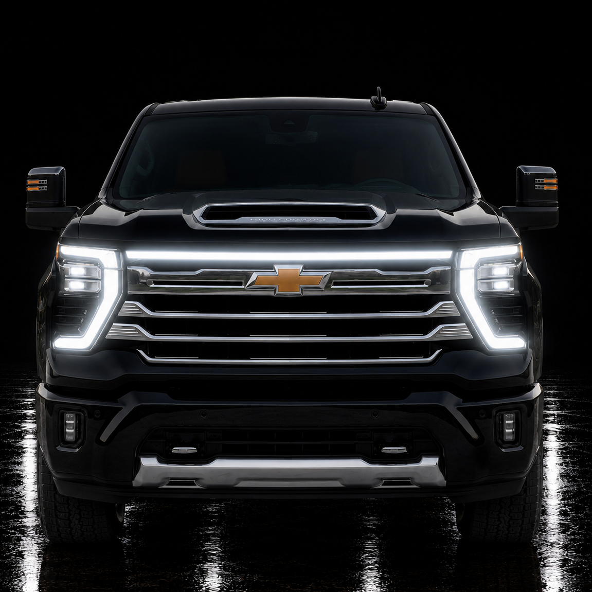2024-2027+ Chevrolet Silverado HD 2500 LED Grill Accent Light Bar Kit - AutoLEDTech.com
