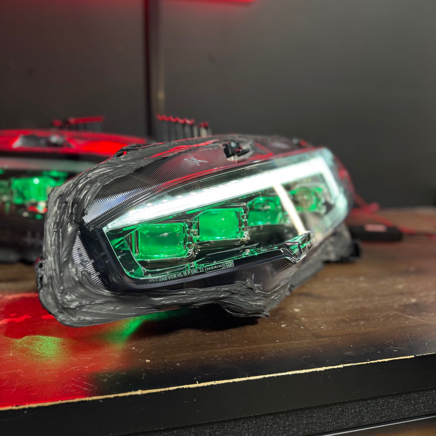 2016-2021 Honda Civic RGBW Flow Series XB LED Projector DRL Headlights