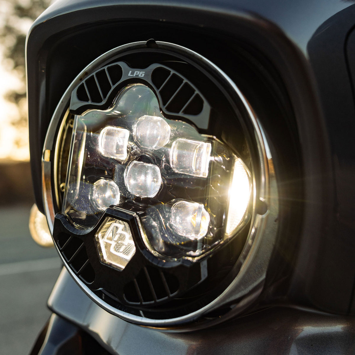 Baja Designs DOT LP6 LED Headlight Kit for 2014-2023 Harley Davidson Street Glide