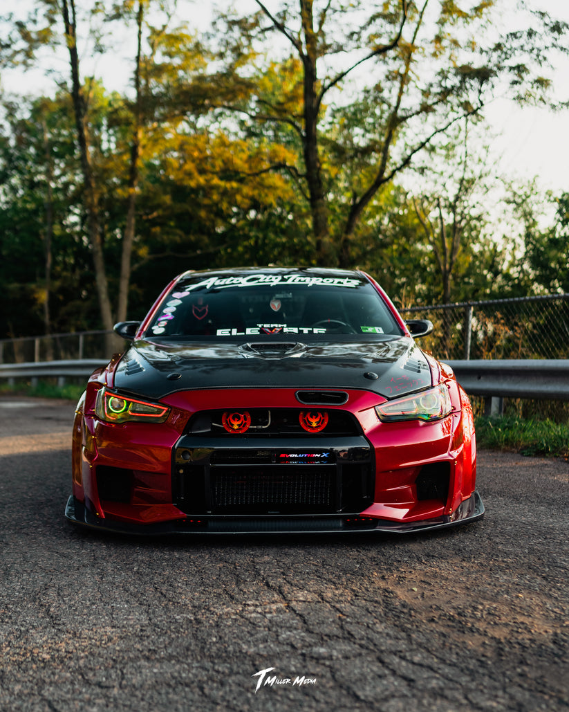 Lancer Evolution RGBW Flow Series LED Badge Emblem - Lit Logos