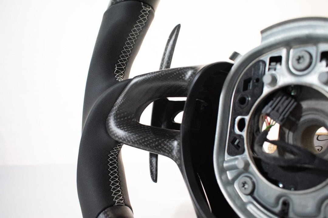 Mclaren 720S 765LT Custom Carbon Fiber Steering Wheel - AutoLEDTech.com