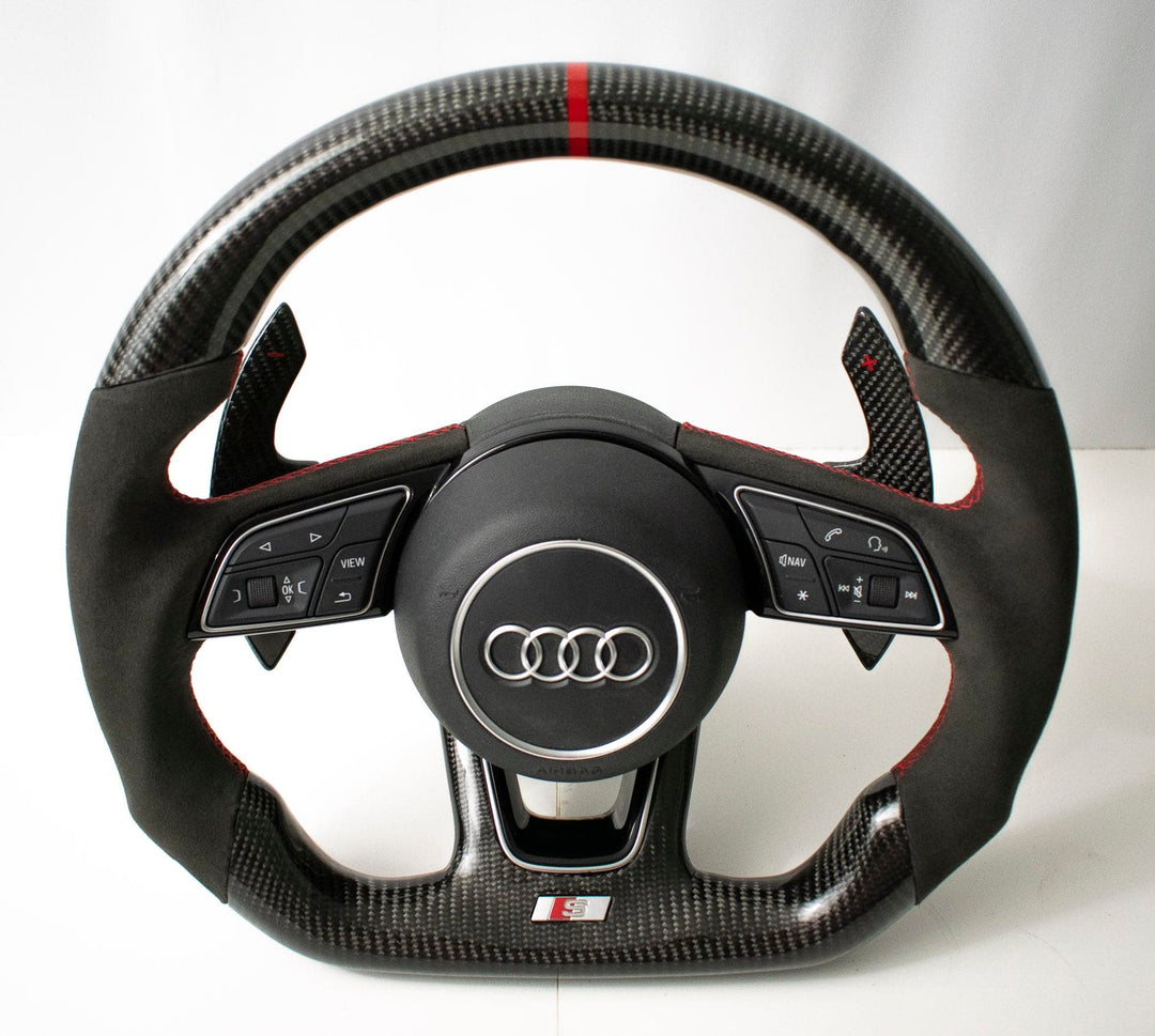 2017-2023 Audi B9 A3/S3/RS3 A4/S4 A5/S5/RS5 Custom Carbon Fiber Steering Wheel