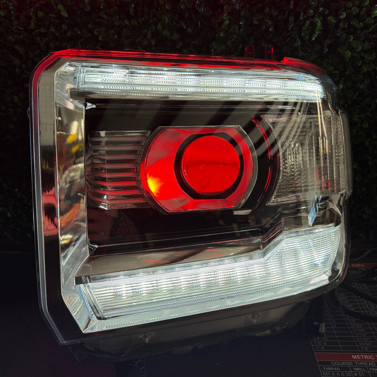 2014-2019 GMC Sierra HD RGBW Flow Series LED DRL Headlights