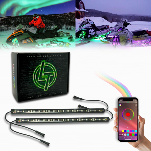 Snowmobile Underbody Flow Series LED Lighting Kit - AutoLEDTech.com
