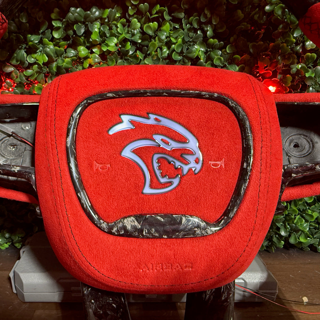 SRT HELLCAT RGB LED Custom Airbag Cover