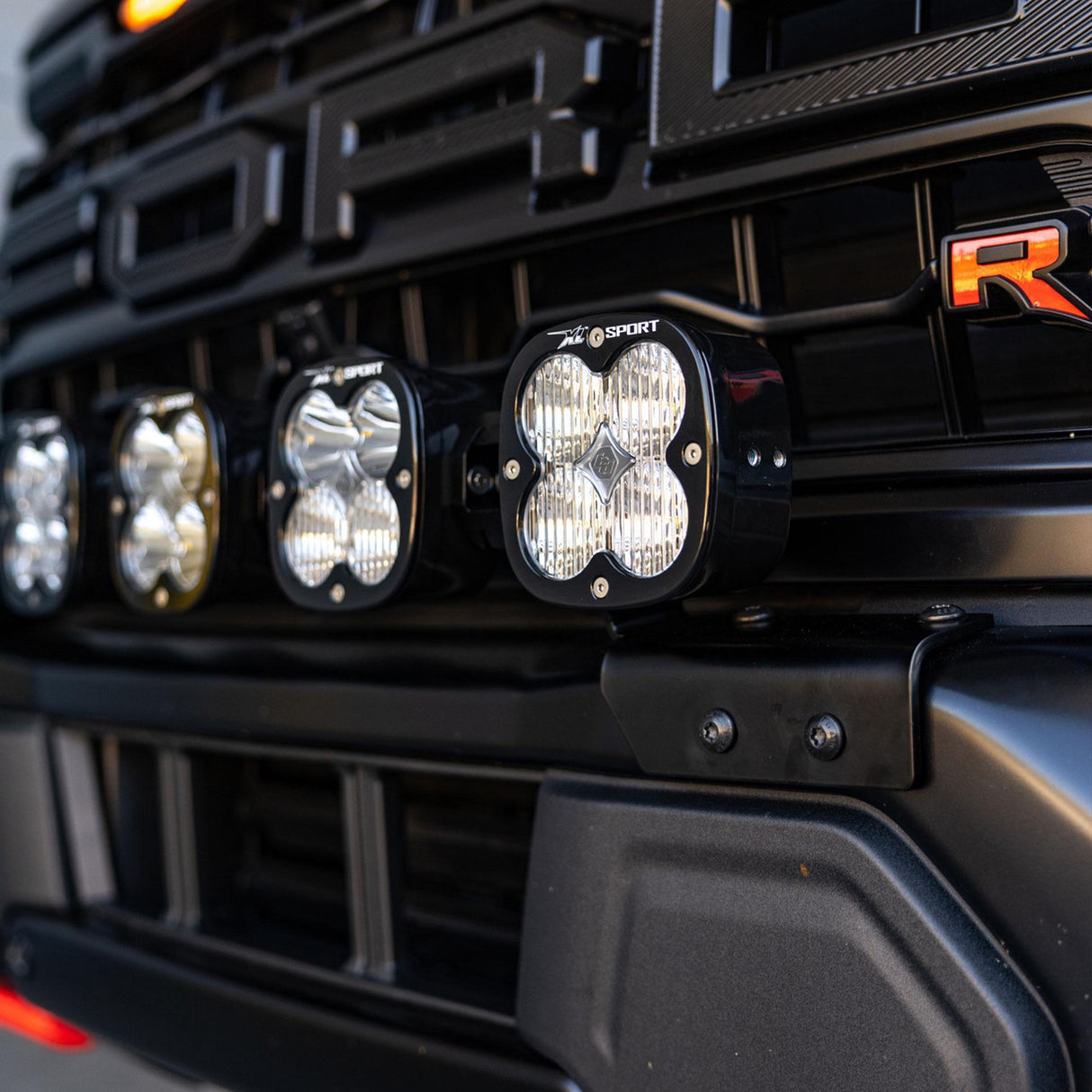 2024-2026+ Ford Raptor R/37 Baja Designs XL Linkable Bumper Light Kit