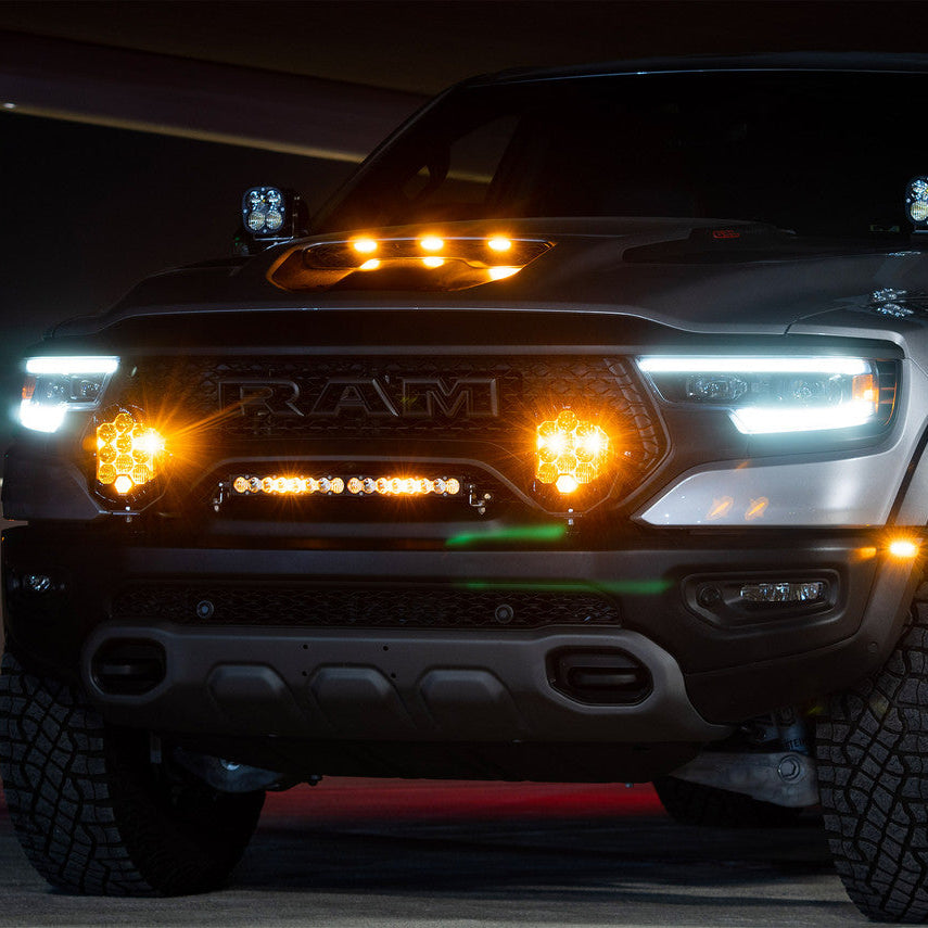 2021-2024 Ram TRX Baja Designs S8 Grille & LP9 Bumper Light Kit