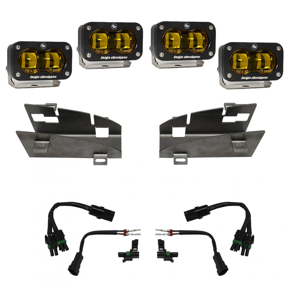 2021-2024 Ram TRX Baja Designs S2 Dual Fog Pocket Light Kit