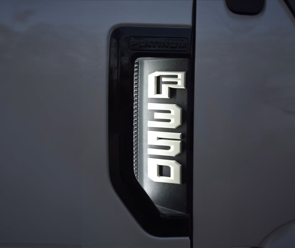 2017-2022 SuperDuty LED Fender Badge Kit - AutoLEDTech.com