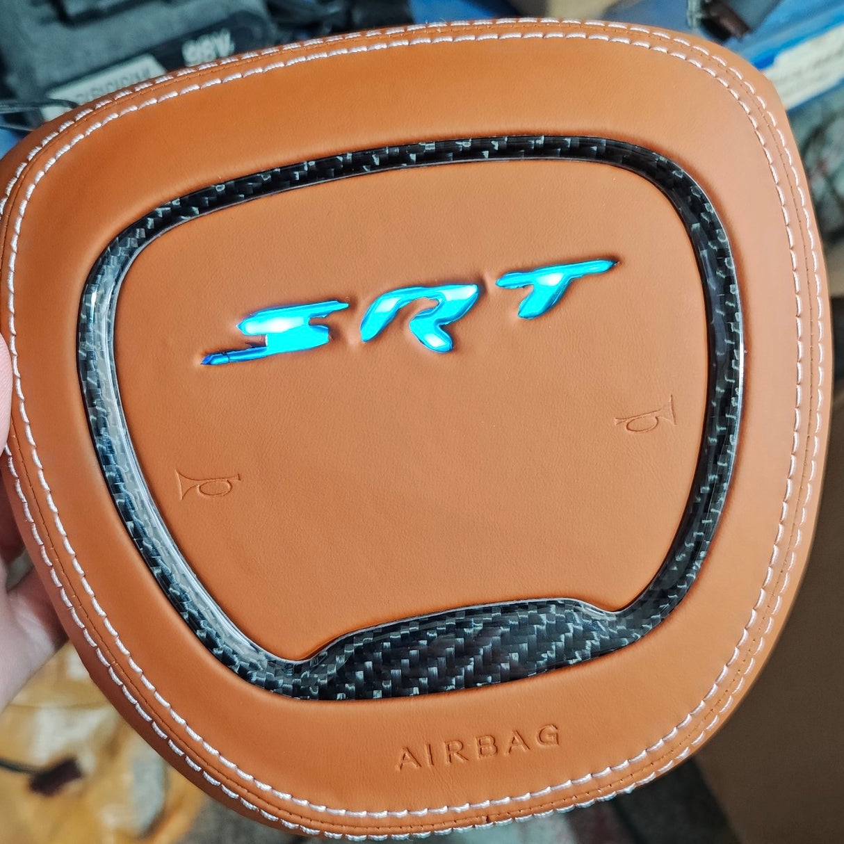 Dodge SRT RGB LED Custom Airbag Cover