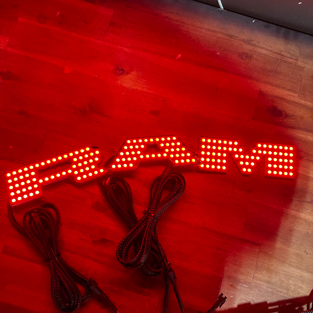 2019-2024 RAM RGBW Flow series LED Illuminated Badge Emblem Logo