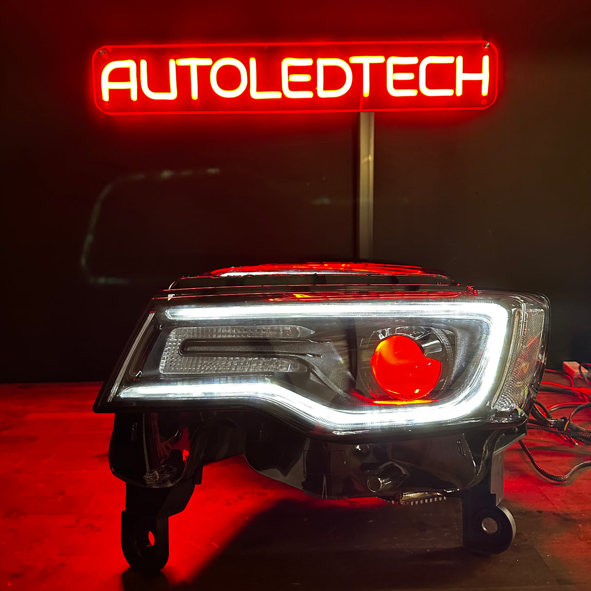 2011-2022 Jeep Grand Cherokee WK2 RGBW Flow Series LED DRL Headlights