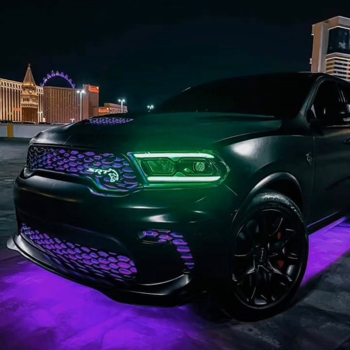 2021-2024 Dodge Durango RGBW Flow Series LED DRL Board Tube Kit