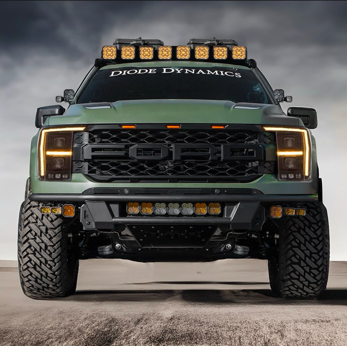 2021-2023 Ford F-150 & Raptor ELITE MAX LED White/Amber DRL Projector Headlights