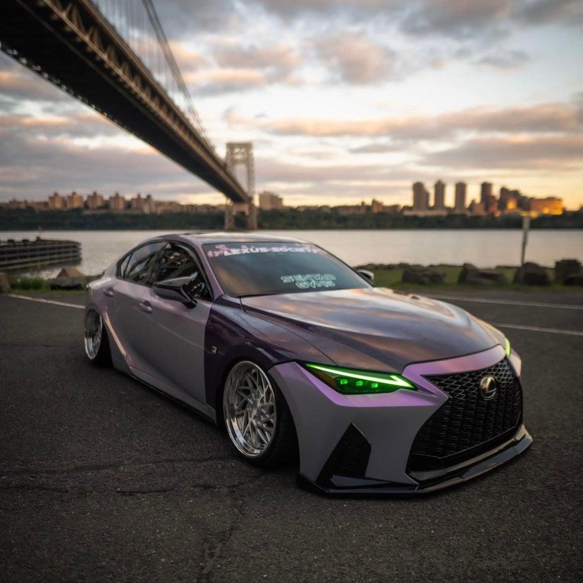 2021-2024 Lexus IS 300 350 F 500 RGBW Flow Series LED DRL Tube Kit