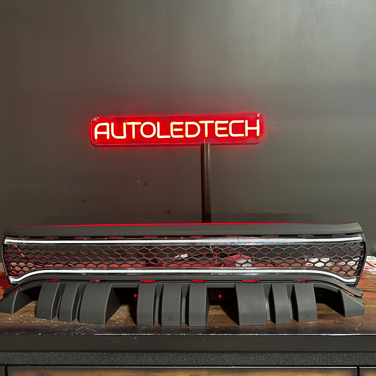 2015-2023 Dodge Charger ANIMATED STARTUP LED DRL Grill Light Assembly