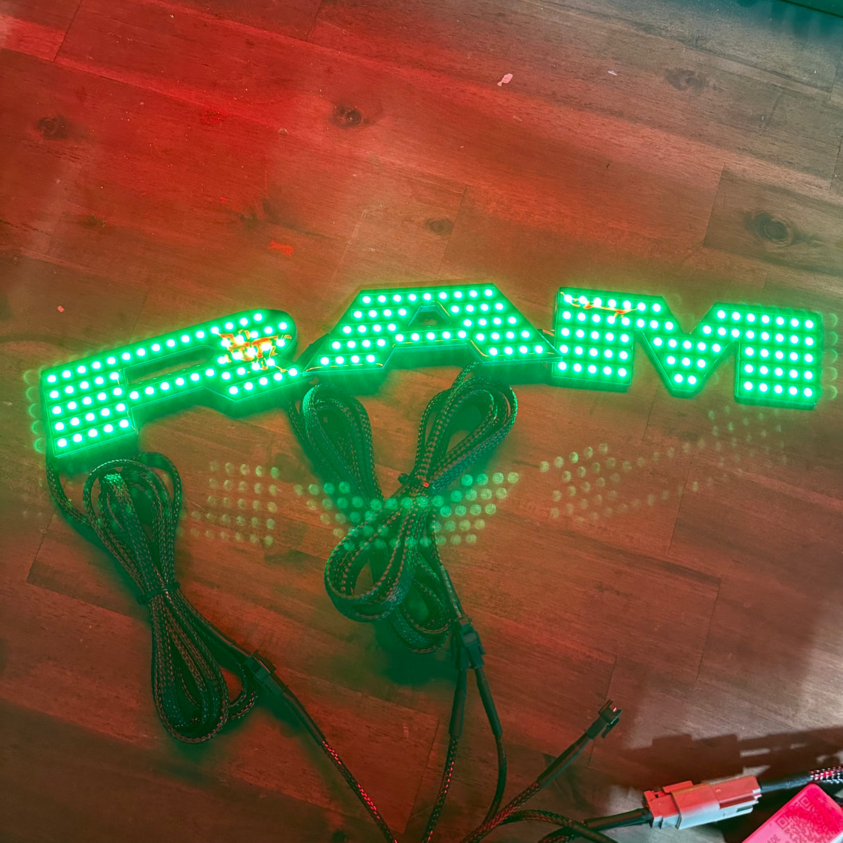 2019-2024 RAM RGBW Flow series LED Illuminated Badge Emblem Logo