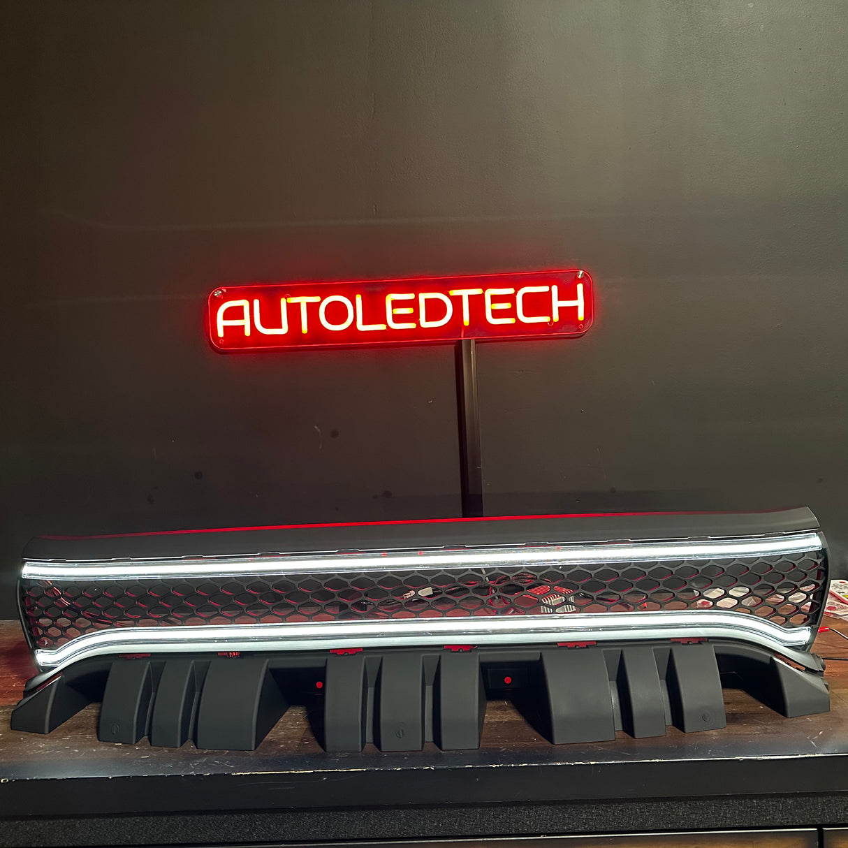 2015-2023 Dodge Charger ANIMATED STARTUP LED DRL Grill Light Assembly