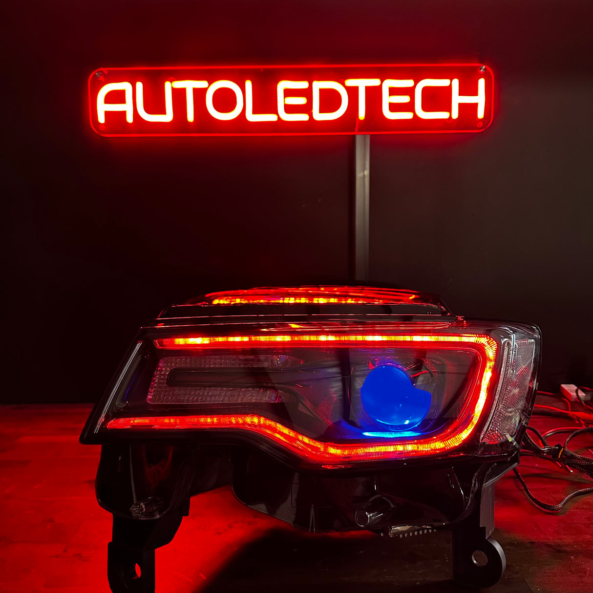 2011-2022 Jeep Grand Cherokee WK2 RGBW Flow Series LED DRL Headlights