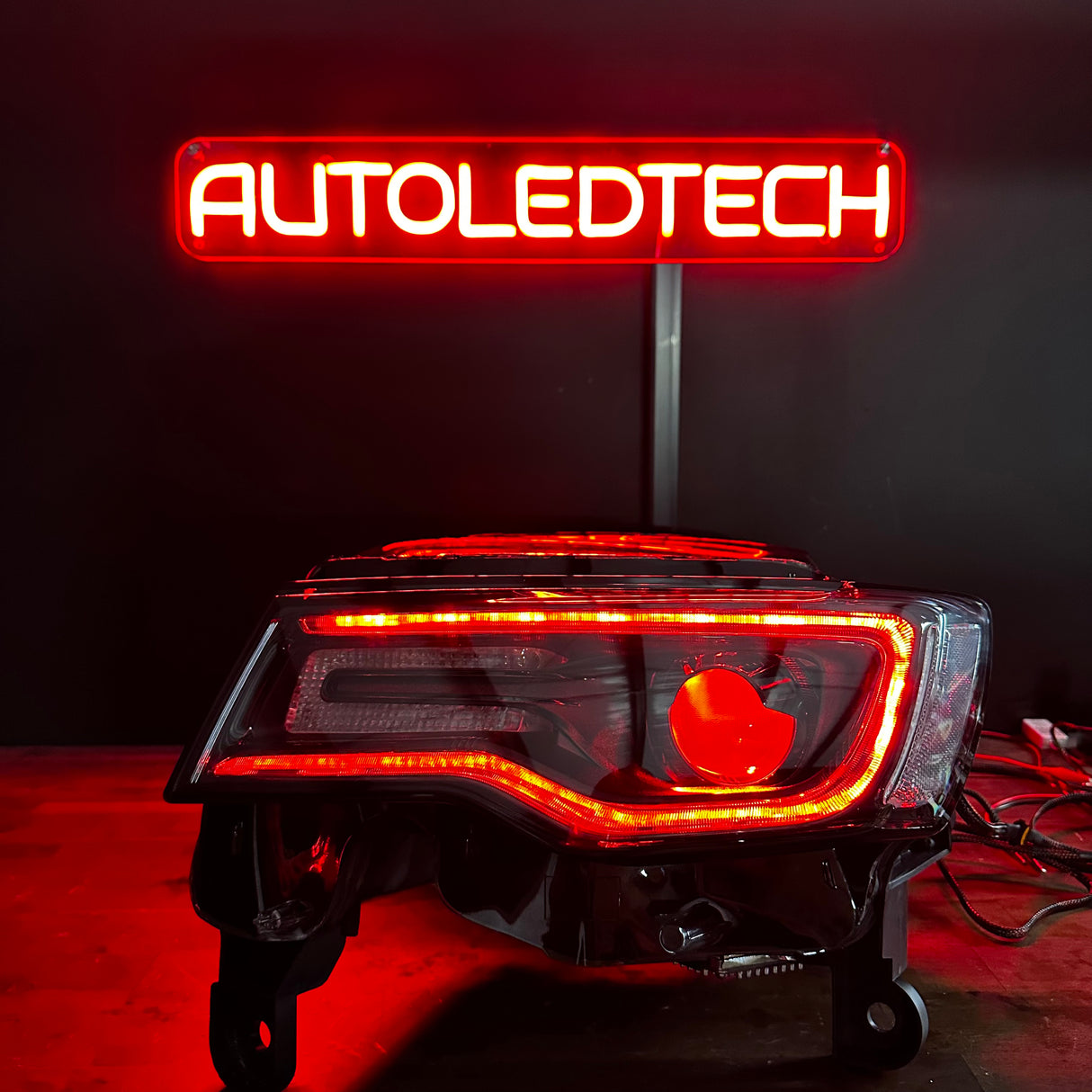 2011-2022 Jeep Grand Cherokee WK2 RGBW Flow Series LED DRL Headlights