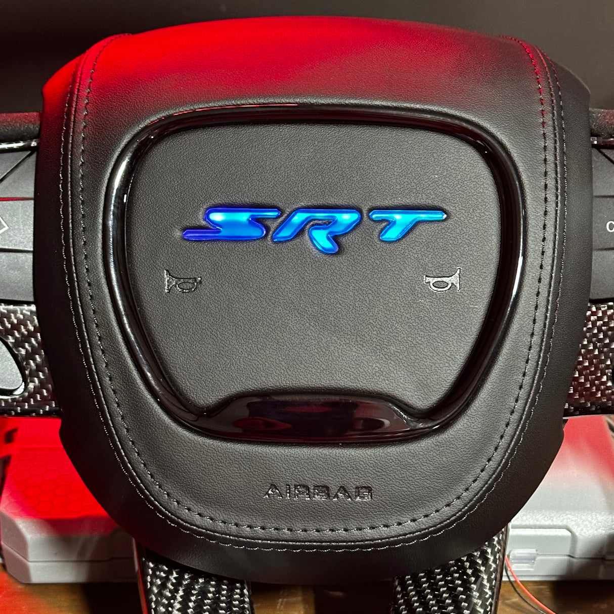 Dodge SRT RGB LED Custom Airbag Cover