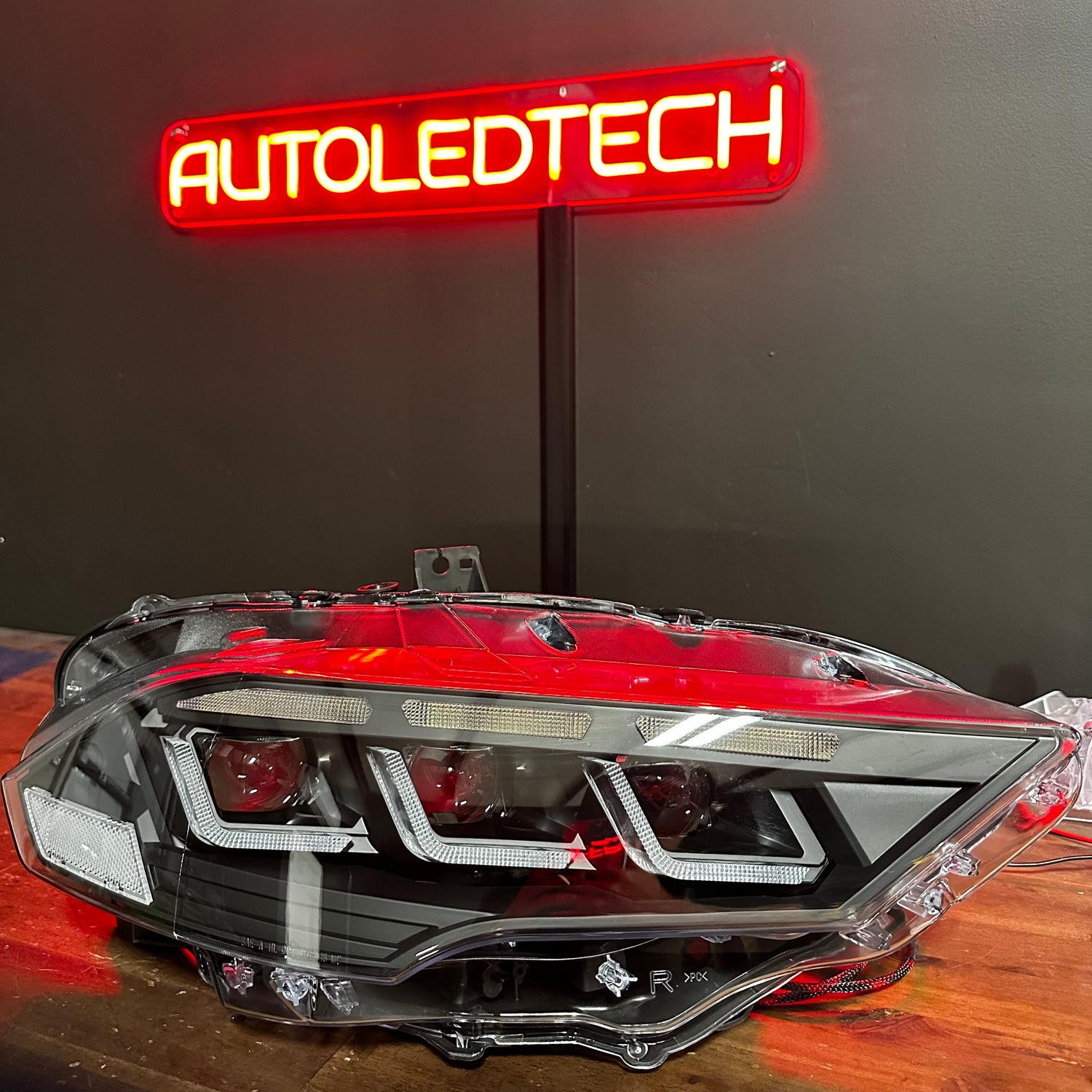 2015-2017 Ford Mustang S650 Style LED DRL Headlights