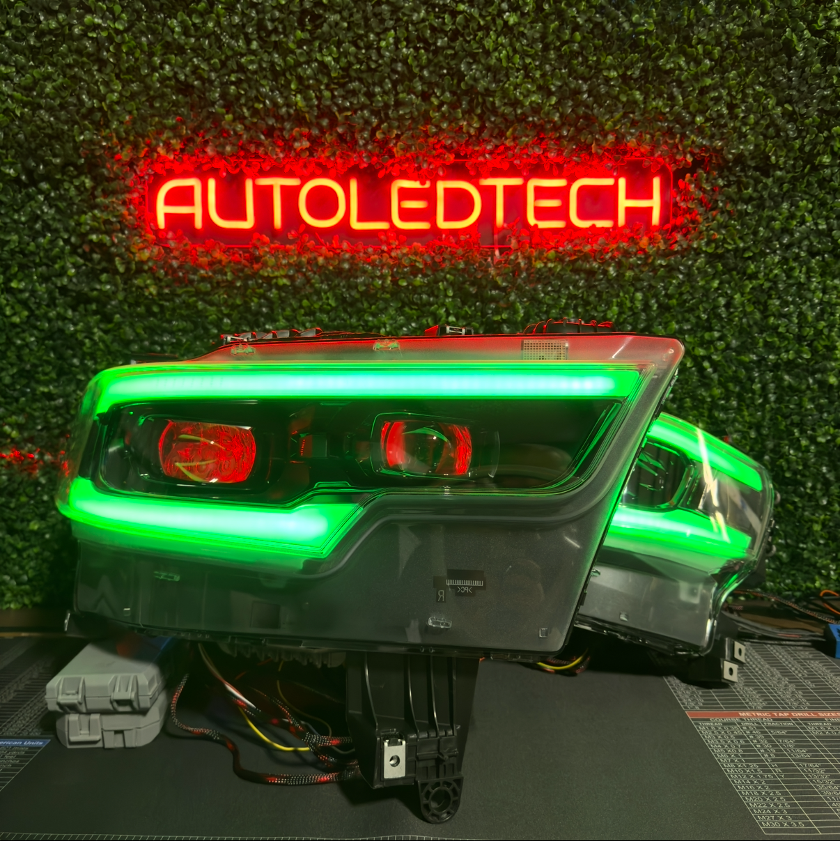 2019-2024 Ram TRX 1500 RGBW Flow Series LED DRL Headlights