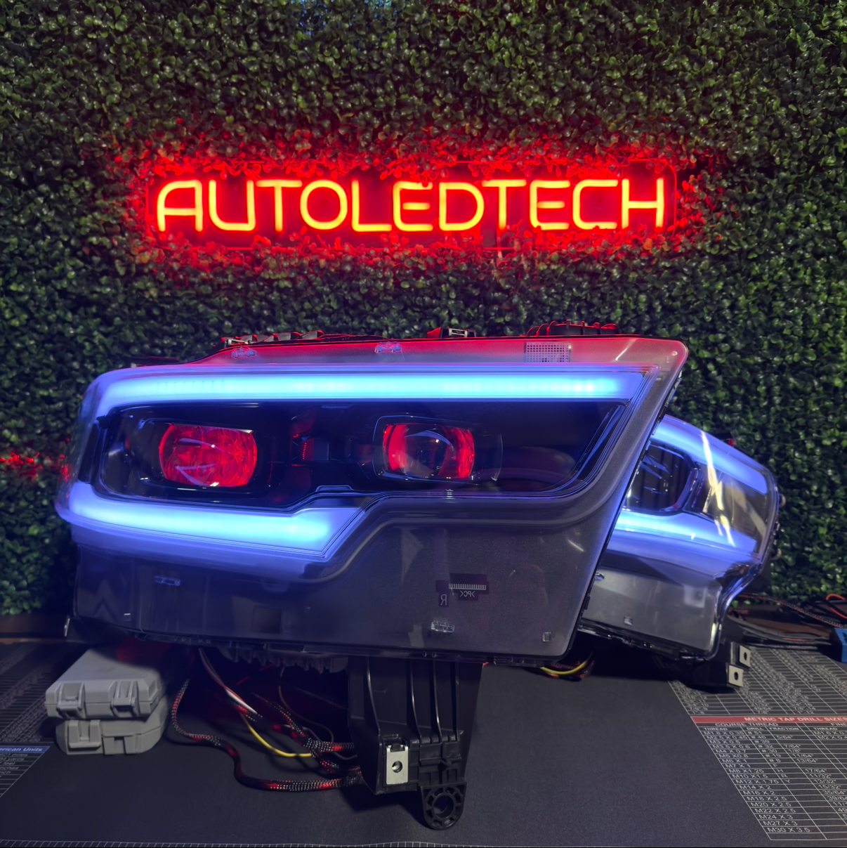 2019-2024 Ram TRX 1500 RGBW Flow Series LED DRL Headlights