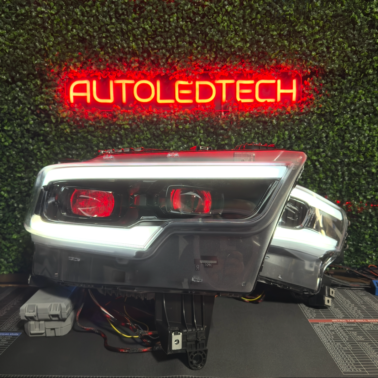 2019-2024 Ram TRX 1500 RGBW Flow Series LED DRL Headlights