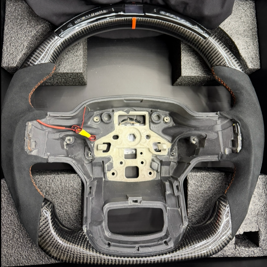 2021-2026+ Ford F150 Carbon Fiber LED Steering Wheel - IN STOCK