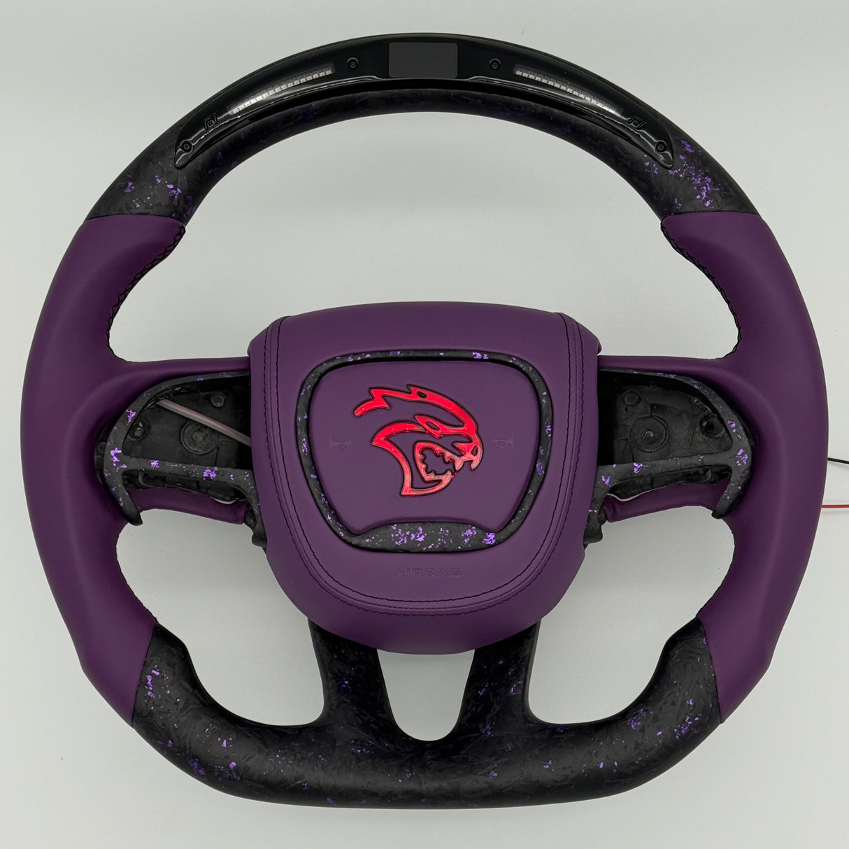 SRT HELLCAT RGB LED Custom Airbag Cover - AutoLEDTech.com