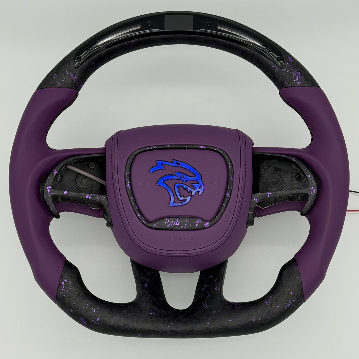 SRT HELLCAT RGB LED Custom Airbag Cover - AutoLEDTech.com