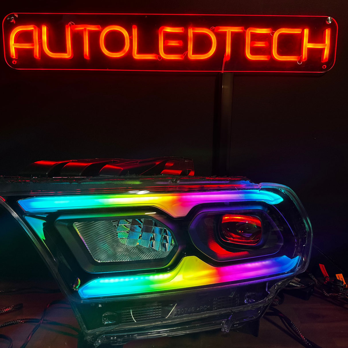 2014-2026+ Dodge Durango RGBW Flow Series LED DRL Prebuilt Headlights