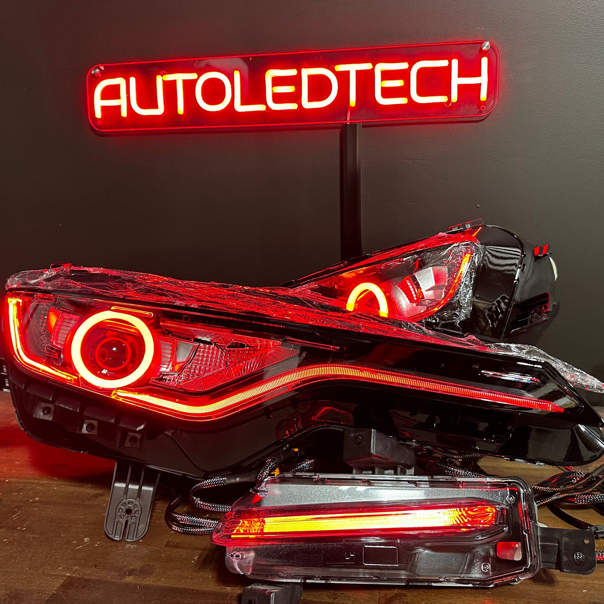 2019-2024 Chevrolet Camaro RGBW LED DRL Headlights & Fog Lights