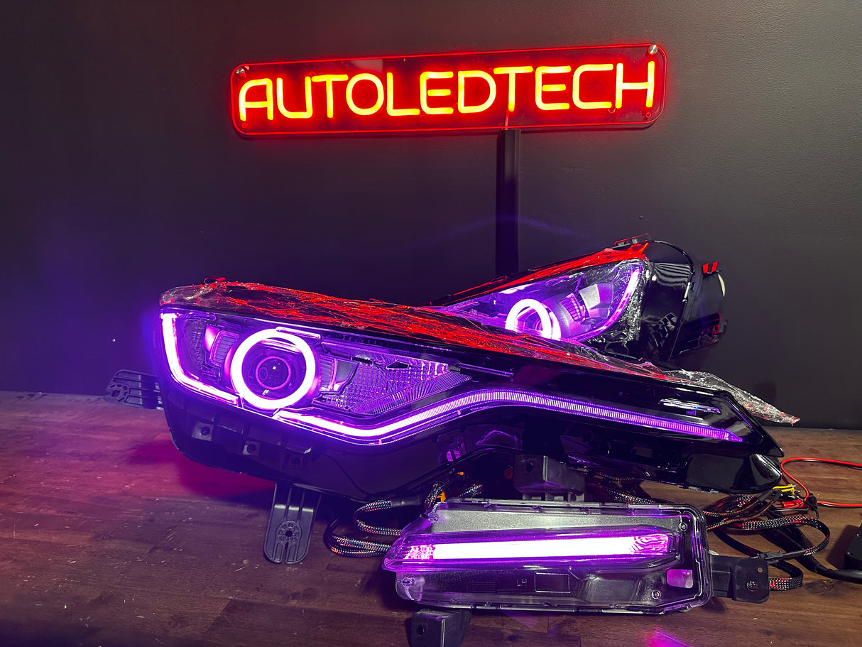 2019-2024 Chevrolet Camaro RGBW LED DRL Headlights & Fog Lights