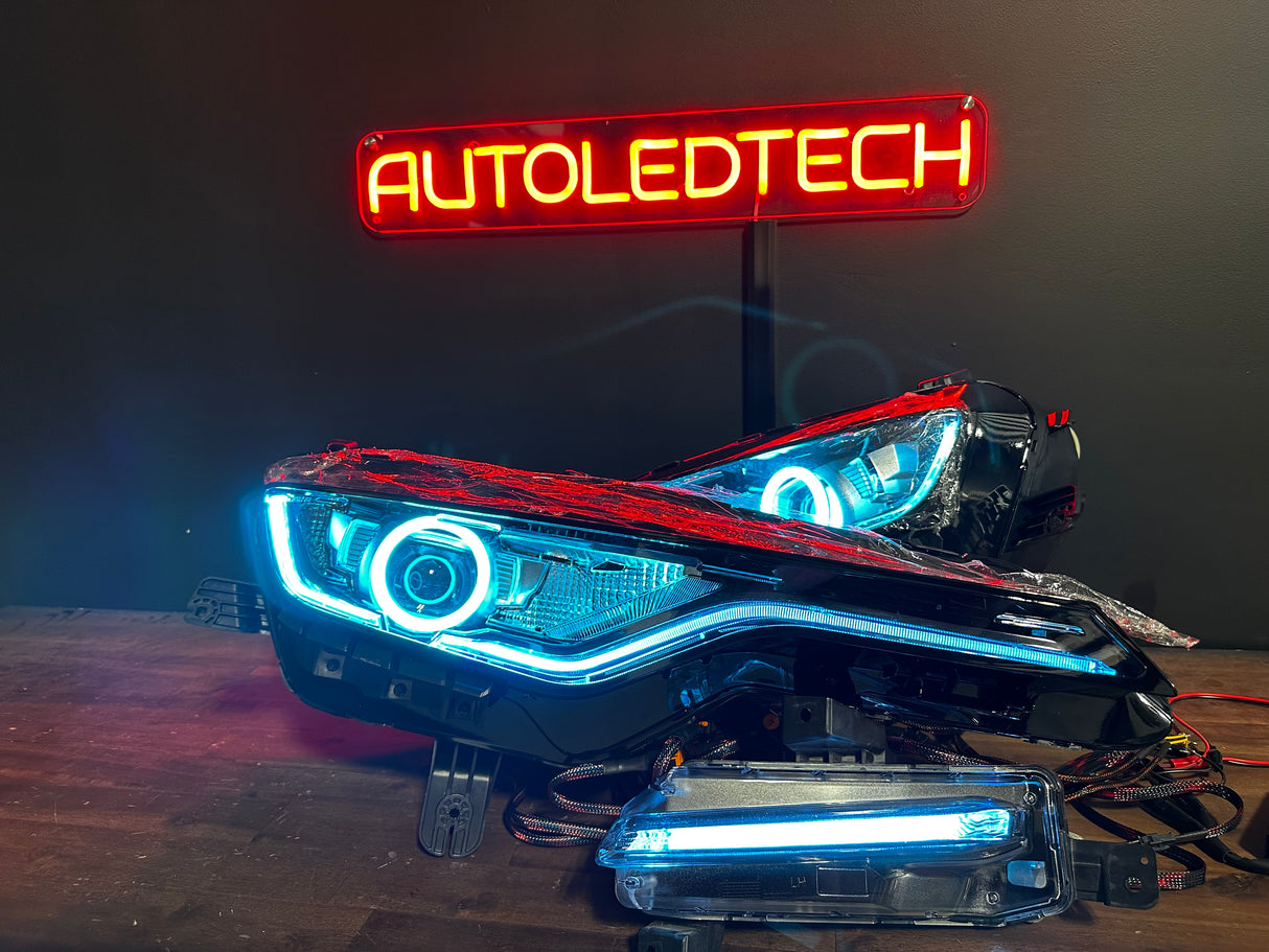 2019-2024 Chevrolet Camaro RGBW LED DRL Headlights & Fog Lights