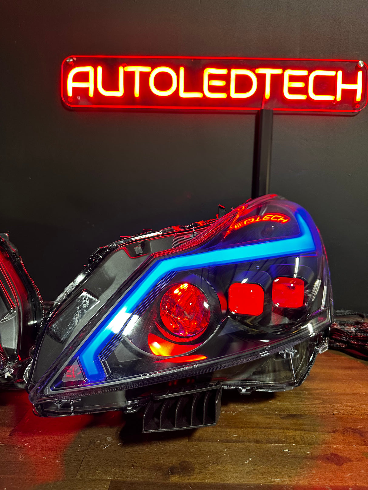 2010-2015 Infiniti G37/G25/Q60 RGB Flow Series LED DRL Headlights