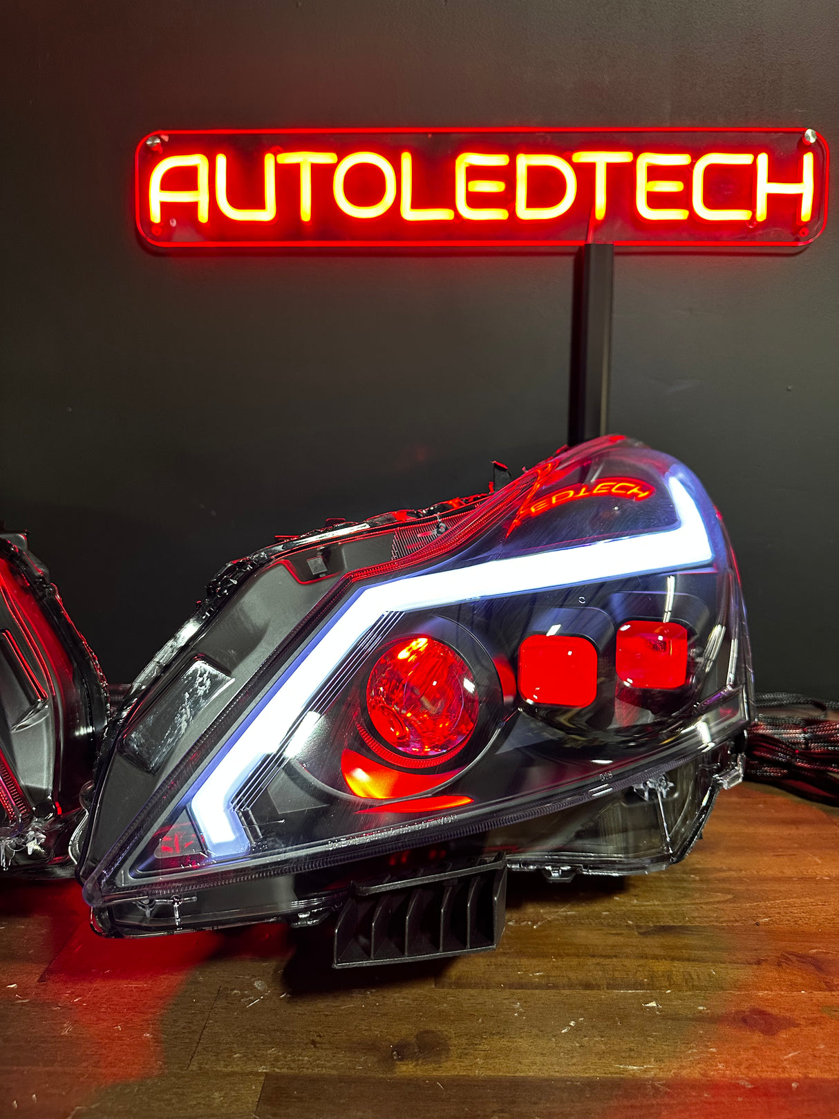 2010-2015 Infiniti G37/G25/Q60 RGB Flow Series LED DRL Headlights