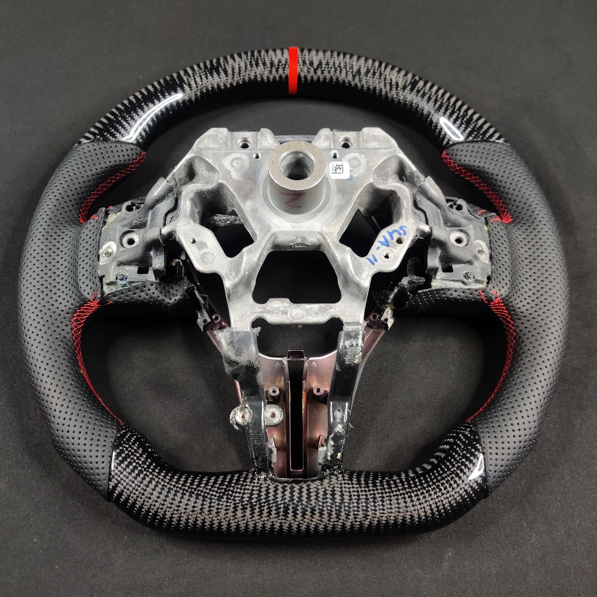 2007-2015 Infiniti G37 G35 Custom Carbon Fiber Steering Wheel - AutoLEDTech.com