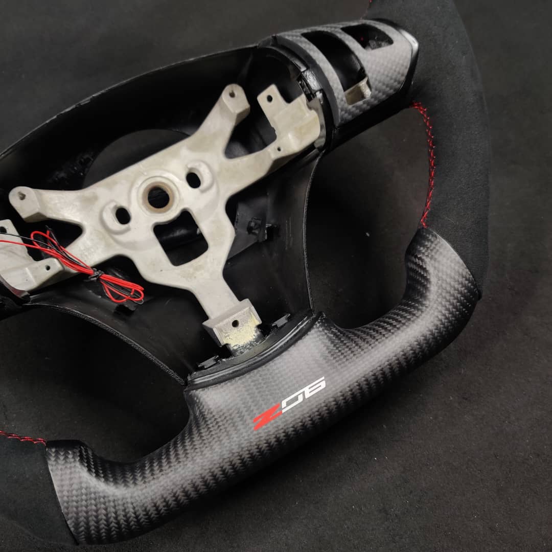 2006-2013 C6 Corvette Custom Carbon Fiber Steering Wheel